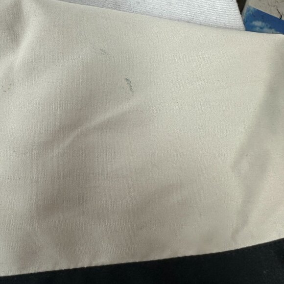 Dockers Golf Windbreaker Jacket Size L Mens Beige & Black Polyester - Picture 7 of 7